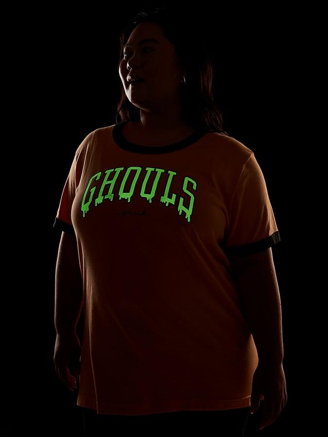 Cotton Short Sleeve Campus Ringer T-Shirt image number 1