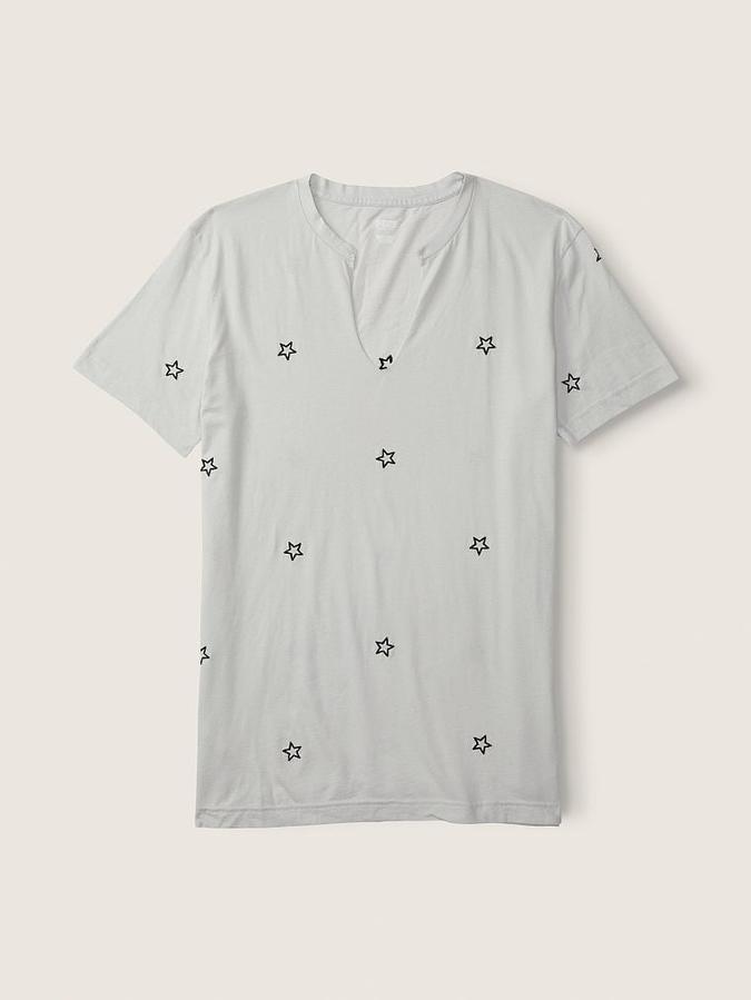 Campus Short Sleeve Notch Neck Tee image number 2