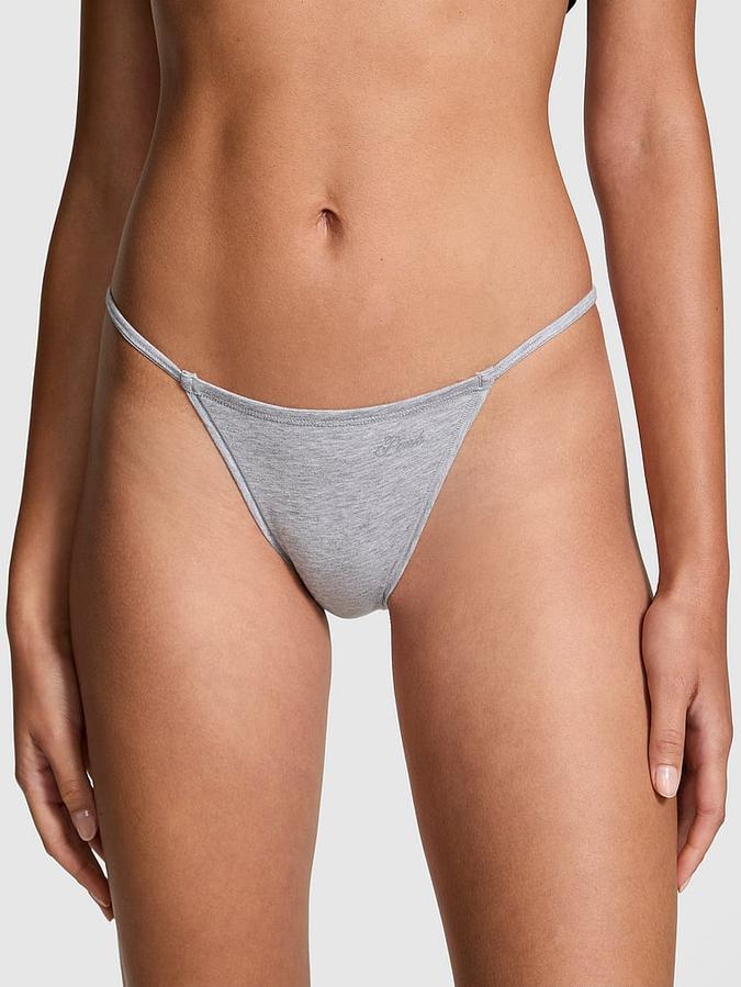 Cotton String Bikini Panty image number 0