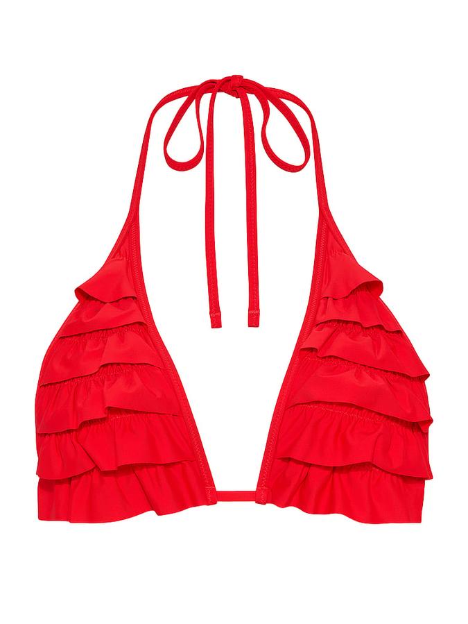 Ruﬄe Triangle Bikini Top image number 2