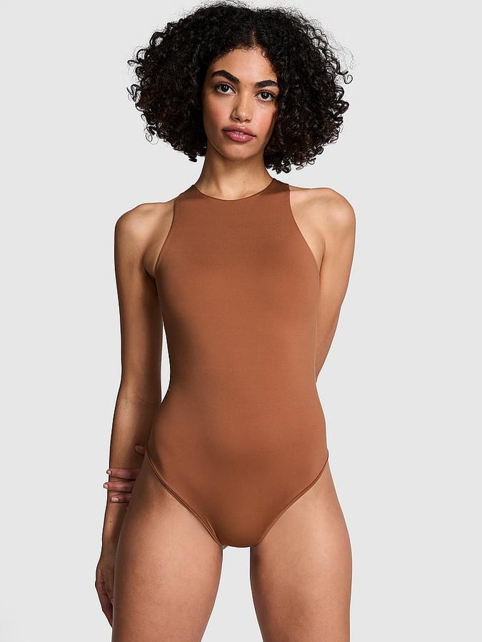 Base Stretch High-Neck Bodysuit image number 0