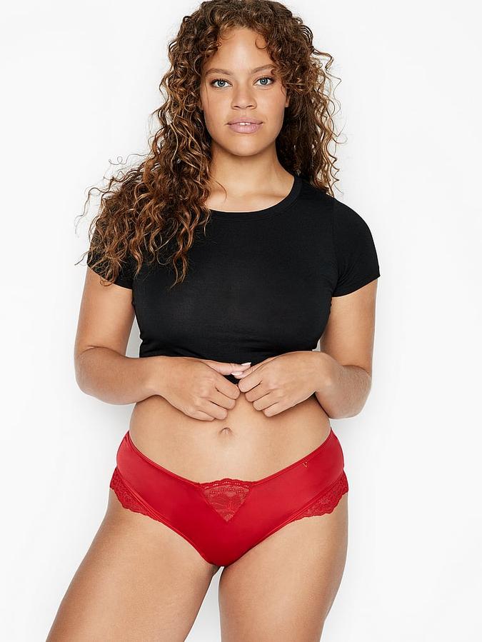 Micro Lace Inset Cheeky Panty