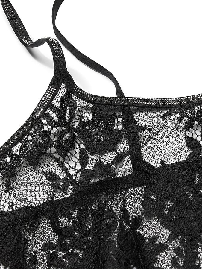 Twinkle Strap Lace Bralette & Flutter Shorts Set image number 1