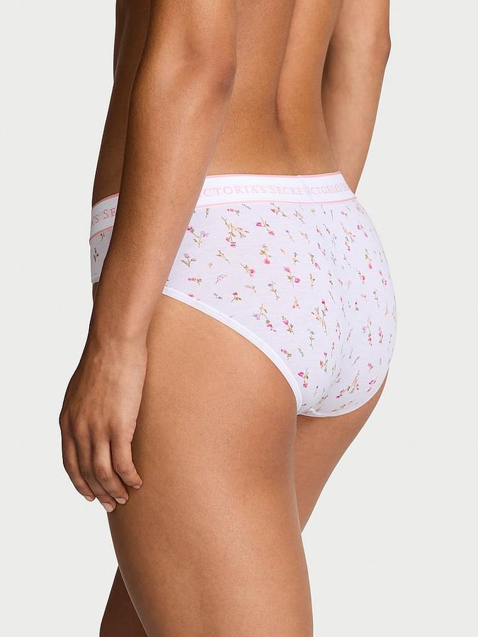 Logo Cotton Hiphugger Panty