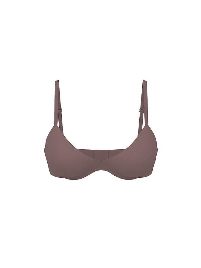 FlexFactor Lightly Lined Plunge Demi Bra image number 2