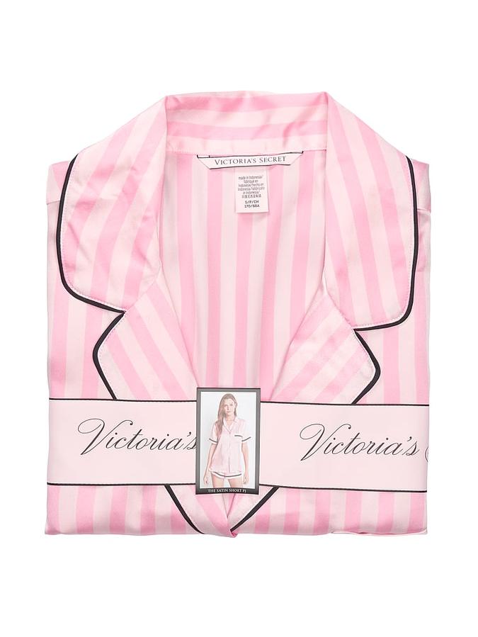 Satin Short Pajama Set image number 3
