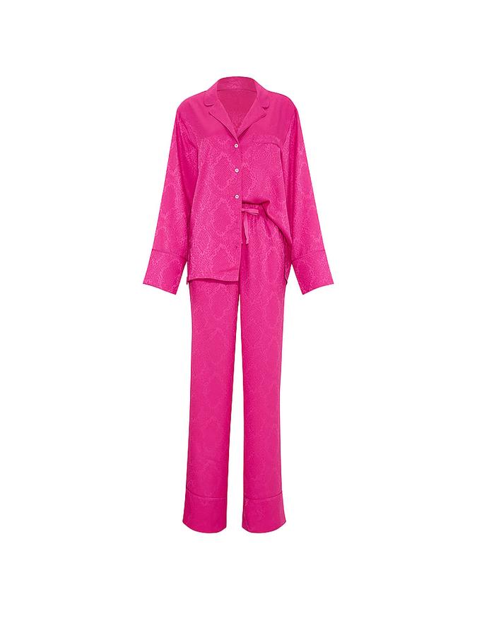 Signature Satin Long Pajama Set image number 2