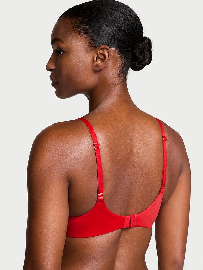 Lace-Trim Push-Up Perfect Shape Bra image number 1