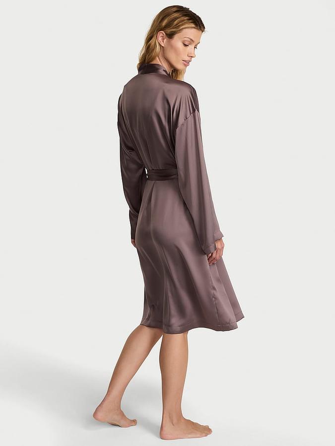 Satin Midi Robe