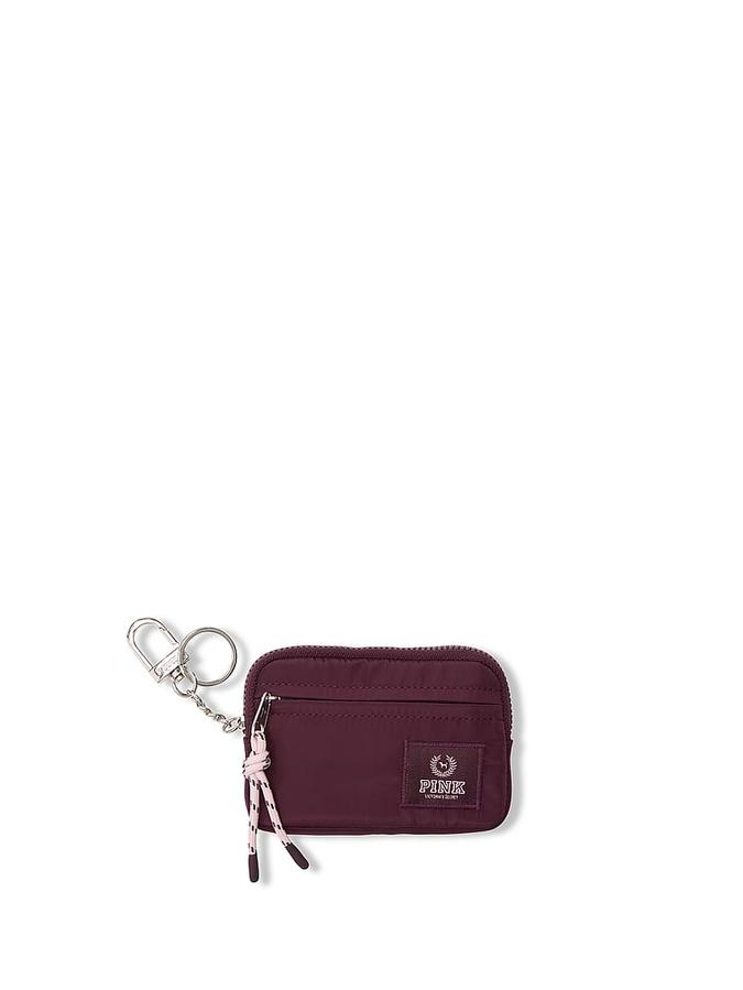 Purple Zip Card Holder Keychain Zip Card Holder Keychain