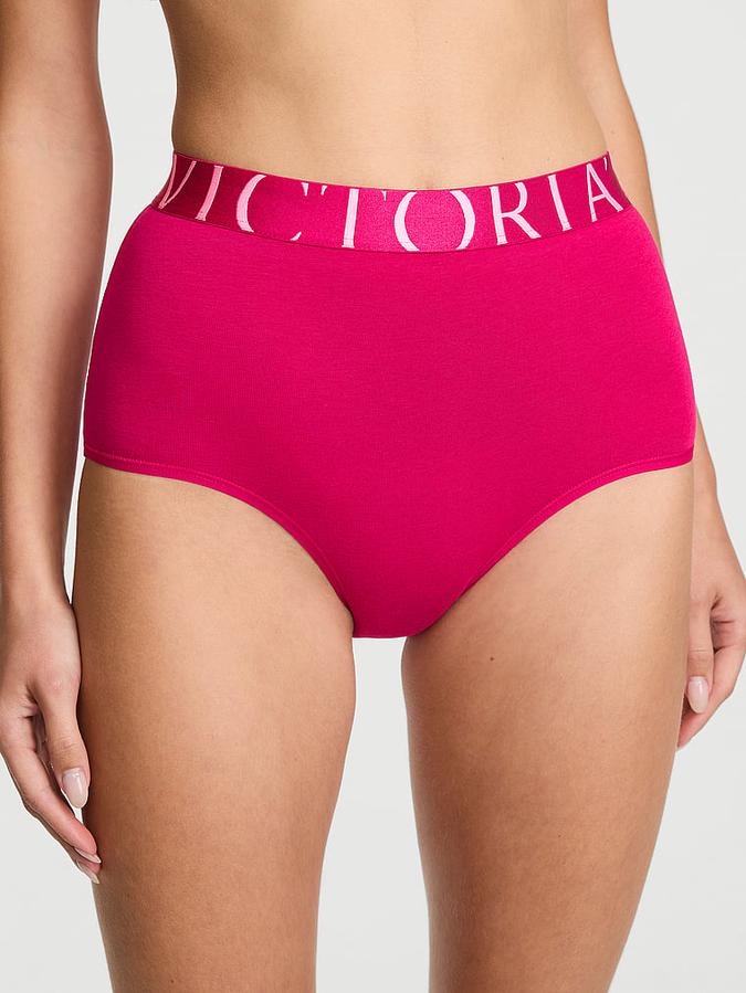Exploded Logo Cotton Modern Brief Panty