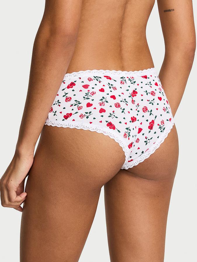Cotton Lace-Waist Cheeky Panty