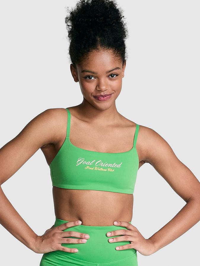 Green Relay Square-Neck Sports Bra Relay Square-Neck Sports Bra
