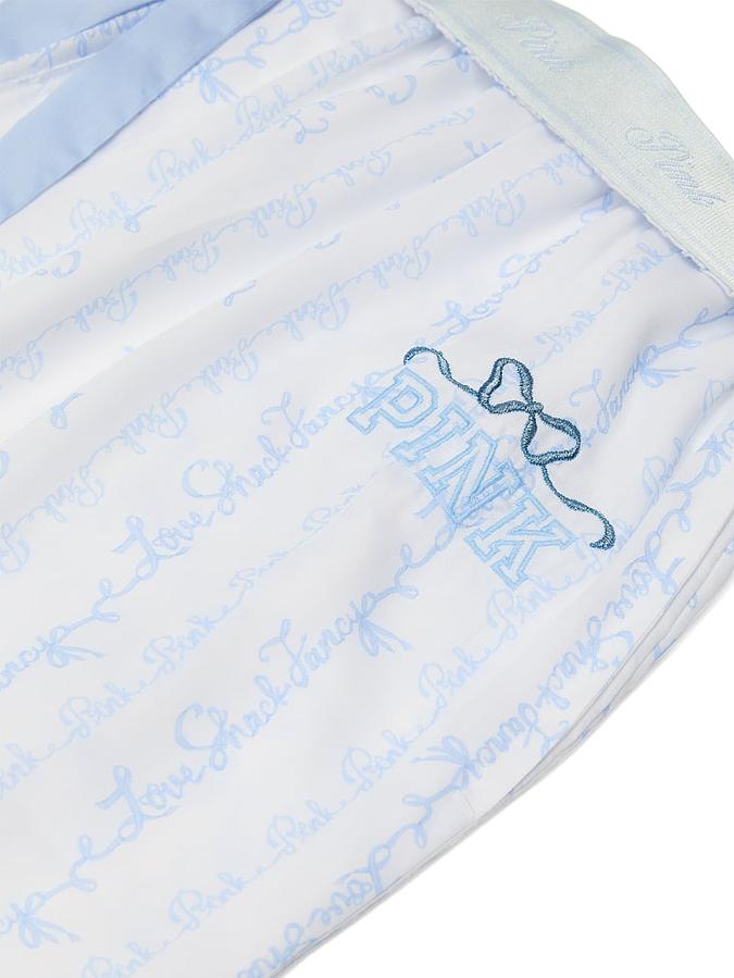PINK x LoveShackFancy Silky Sleep Pants image number 3