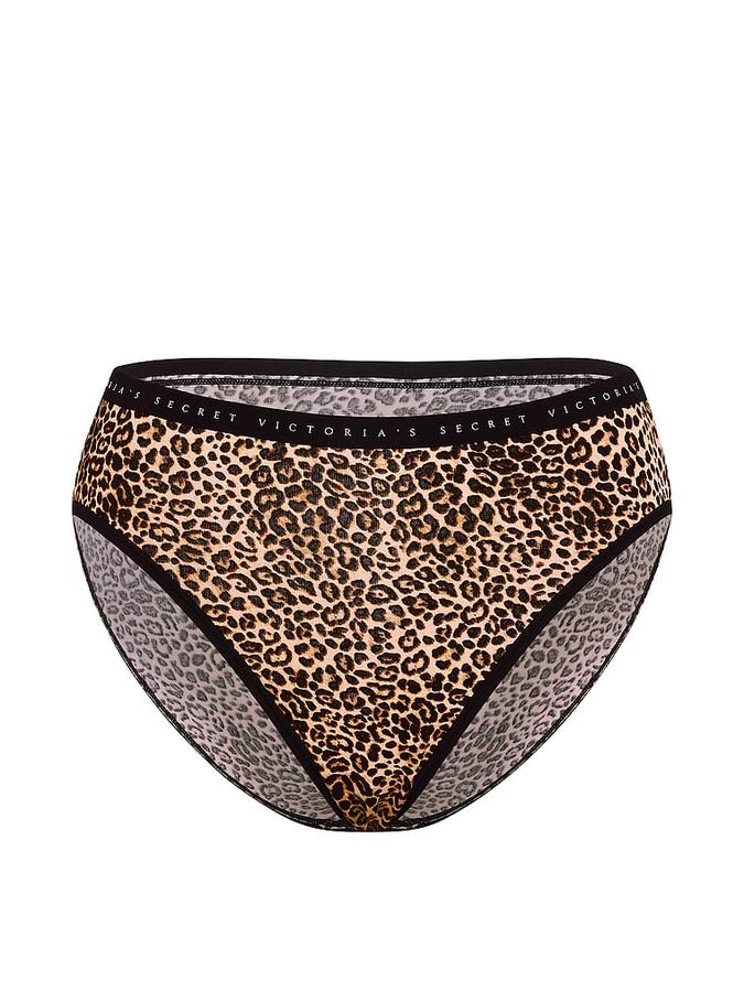Stretch Cotton High-Leg Brief Panty image number 2