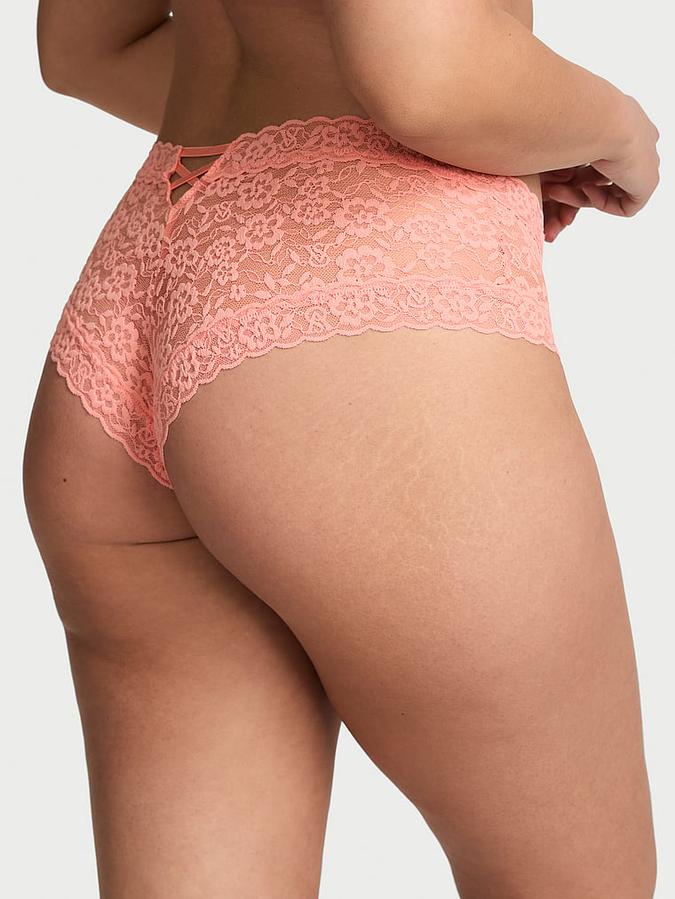 Blossom Lace Strappy-Back Cheeky Panty