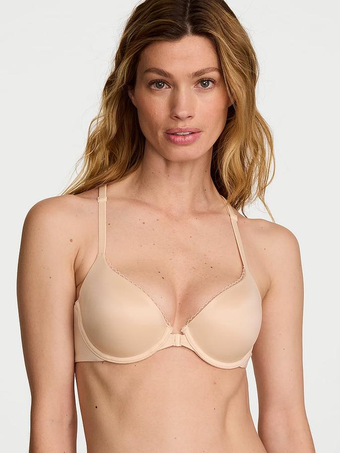 Lightly Lined Lace Racerback Demi Bra