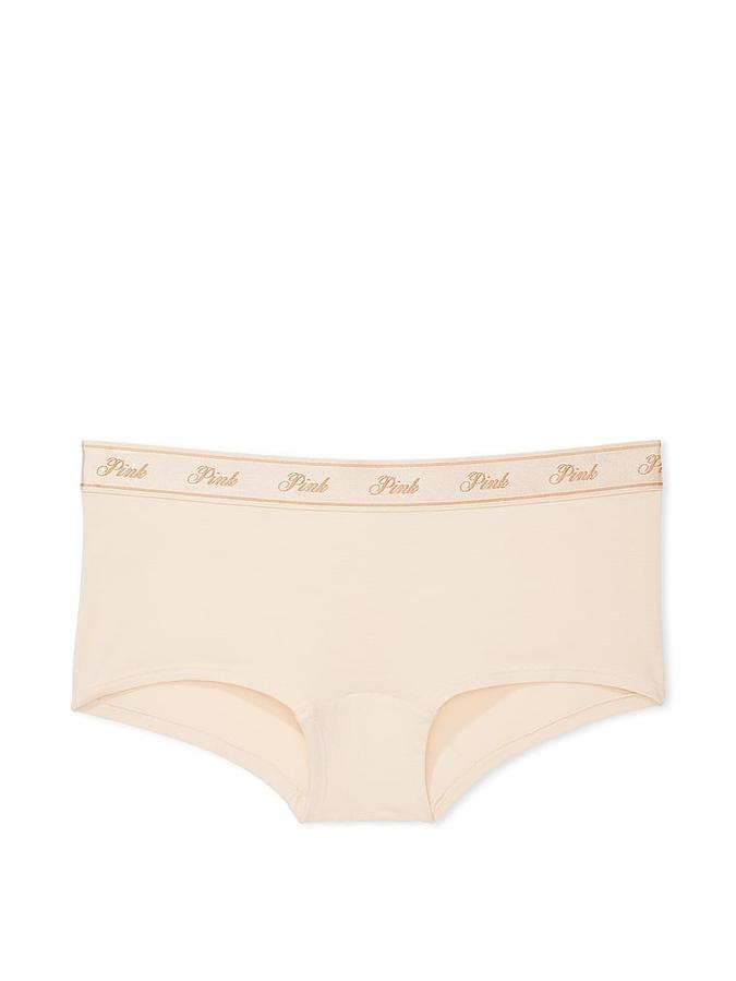 Logo Cotton Shine Boyshort Panty image number 2