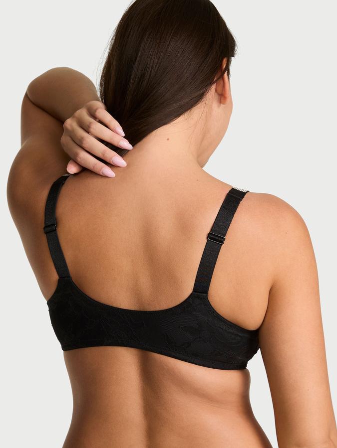 Shine Strap Lace Scoop Bralette