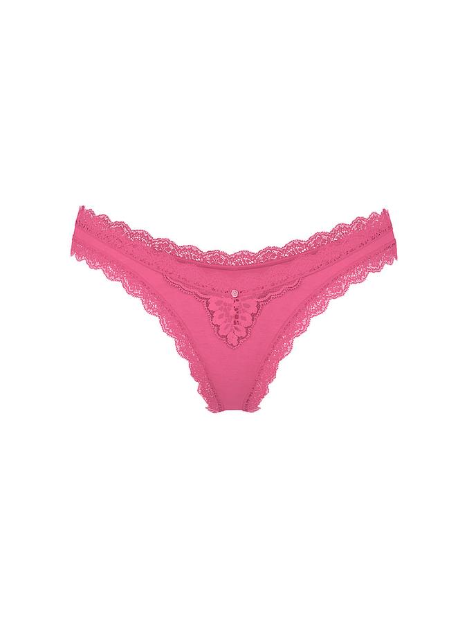 Lace-Trim Brazilian Panty image number 2