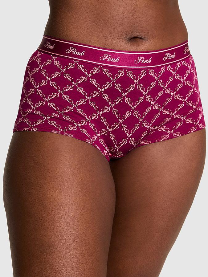 Rose Lace Shimmer High-Leg Cheeky Panty