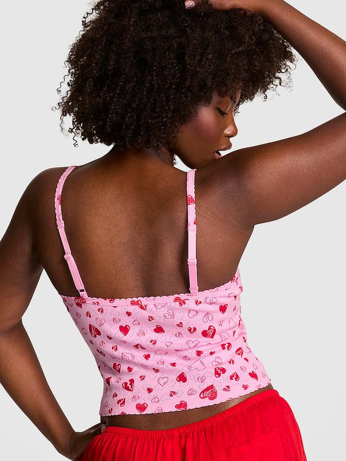 Pointelle Henley Cami image number 1