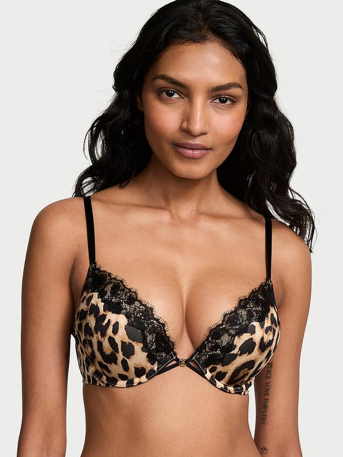Bombshell Add-2-Cups Lace-Trim Push-Up Bra