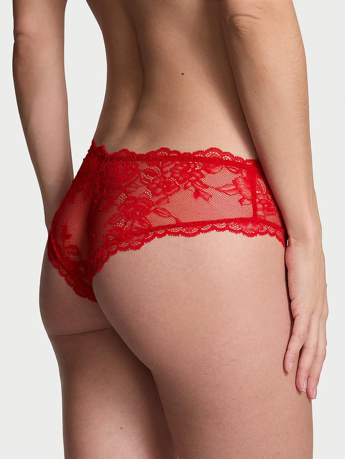 Rose Lace High-Leg Cheeky Panty image number 1