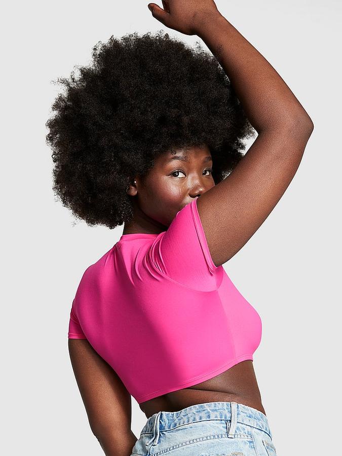 Base Stretch Crop Baby Tee image number 1