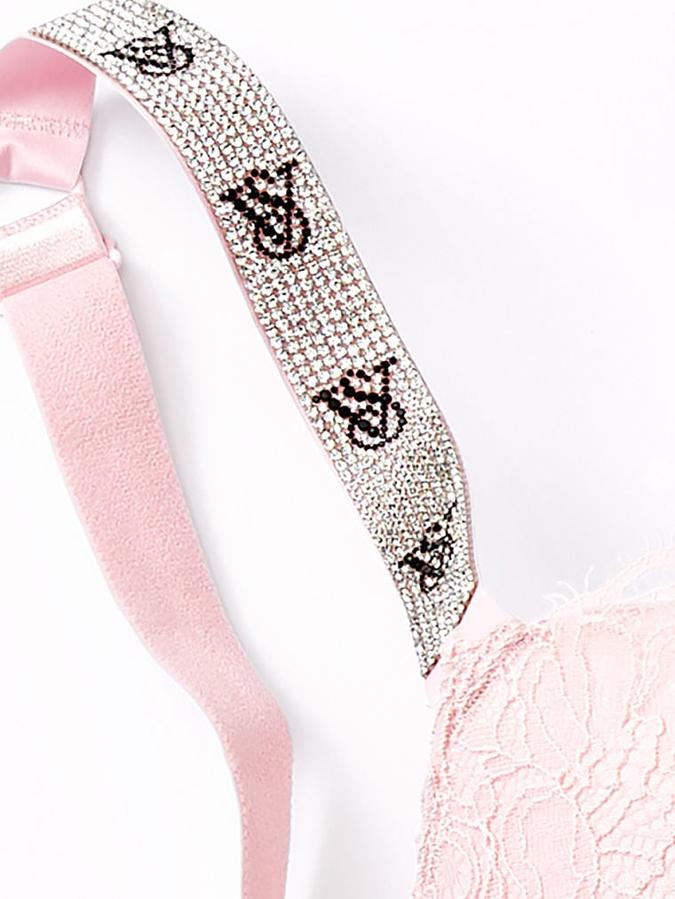Bombshell Add-2-Cups Shine Strap Lace Push-Up Bra image number 3