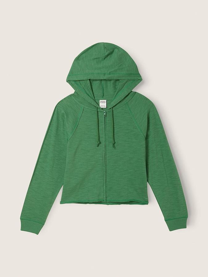 Summer Lounge Cotton Zip-Up Hoodie image number 2