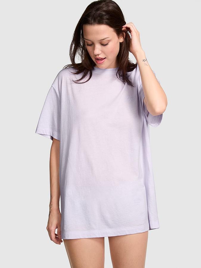 Cotton Oversized Sleepshirt image number 0