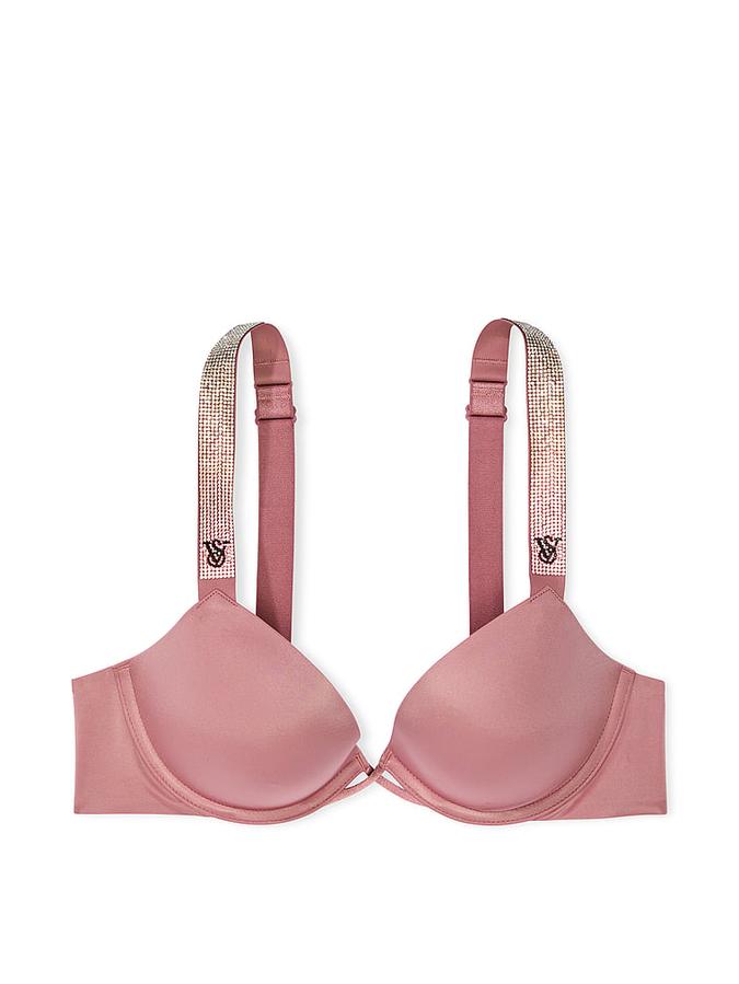 Shine Strap Push-Up Bra image number 2