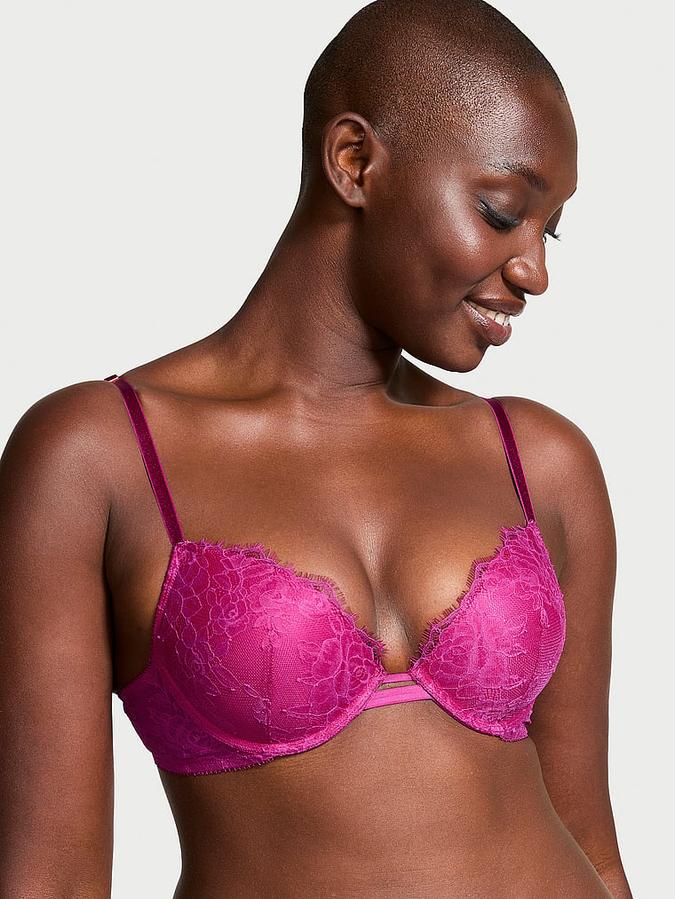 Rose Lace Push-Up Bra image number 0