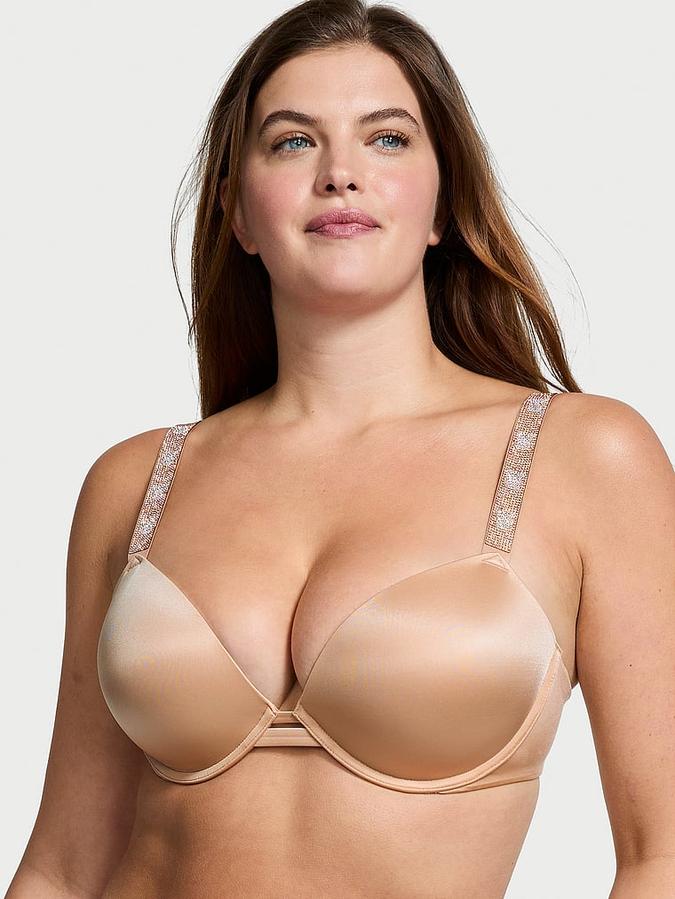 Shine Strap Push-Up Bra image number 0