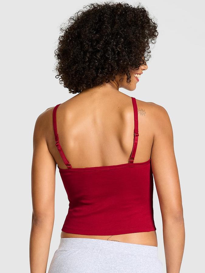 Cotton Henley Cami image number 1