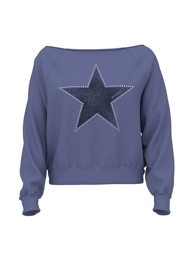 Ivy Fleece Off-The-Shoulder Sweatshirt image number 2