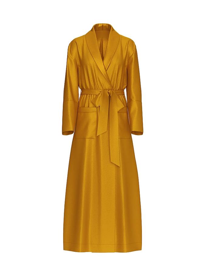 Luxe Satin Long Robe image number 2