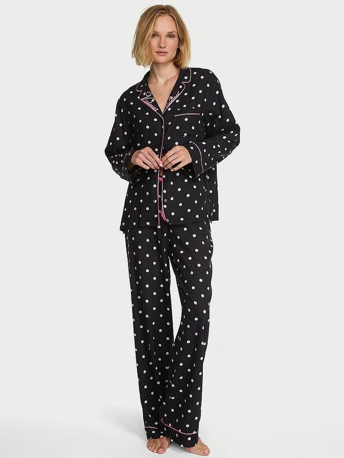 Flannel Long Pajama Set