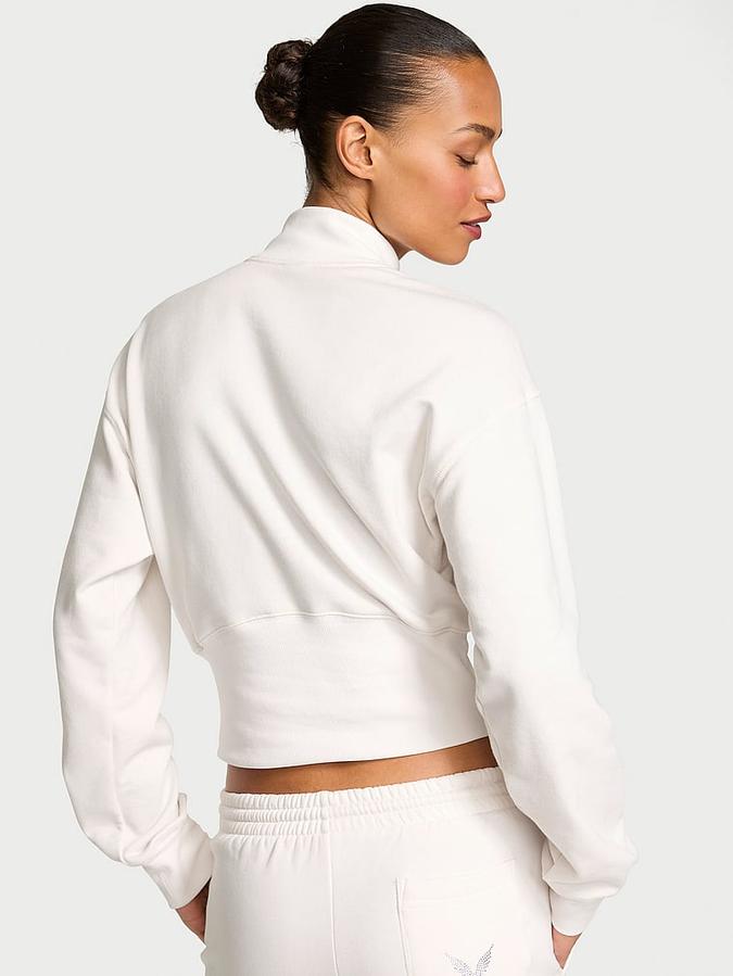 Status Terry Fitted Half-Zip Sweatshirt