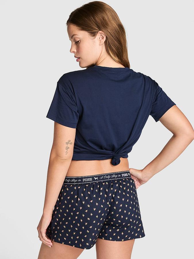 Cotton Boxy Pajama Shorts