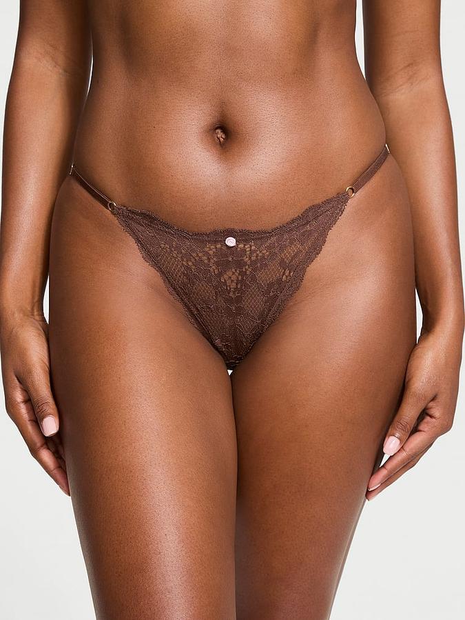 Lace Adjustable String Bikini Panty image number 0