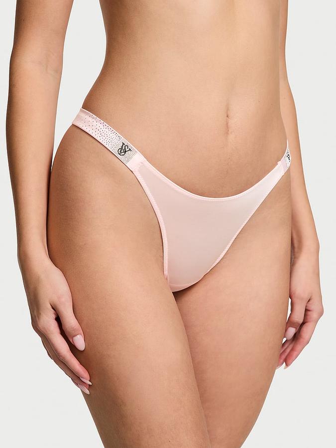 Scattered Shine Strap Thong Panty image number 0