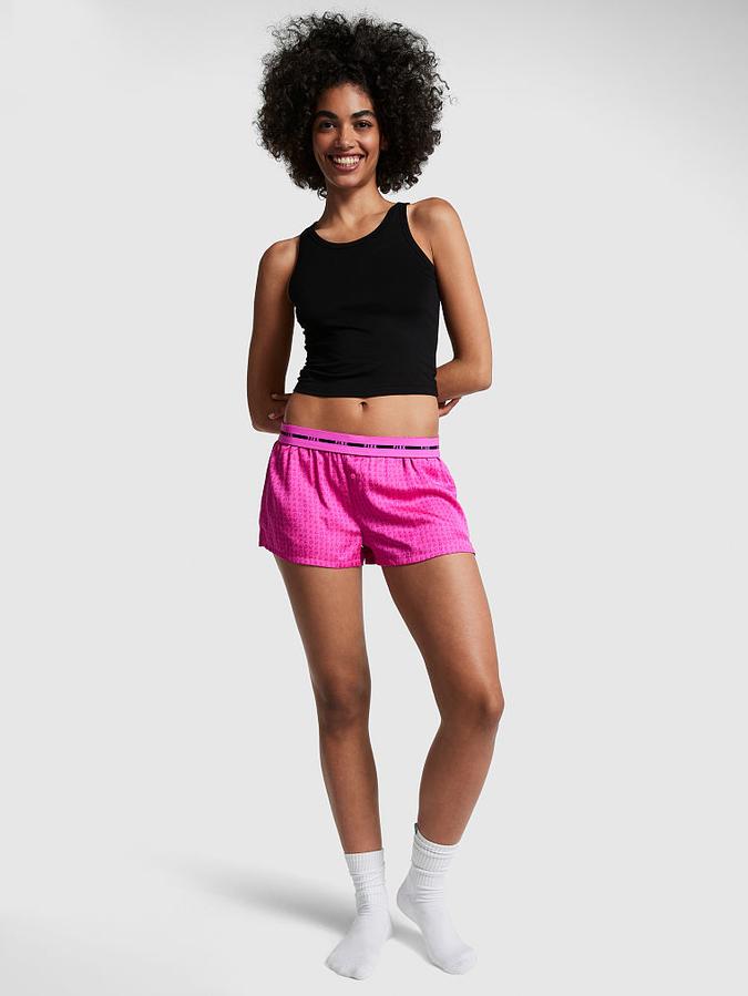 Satin Boxy Pajama Shorts image number 3