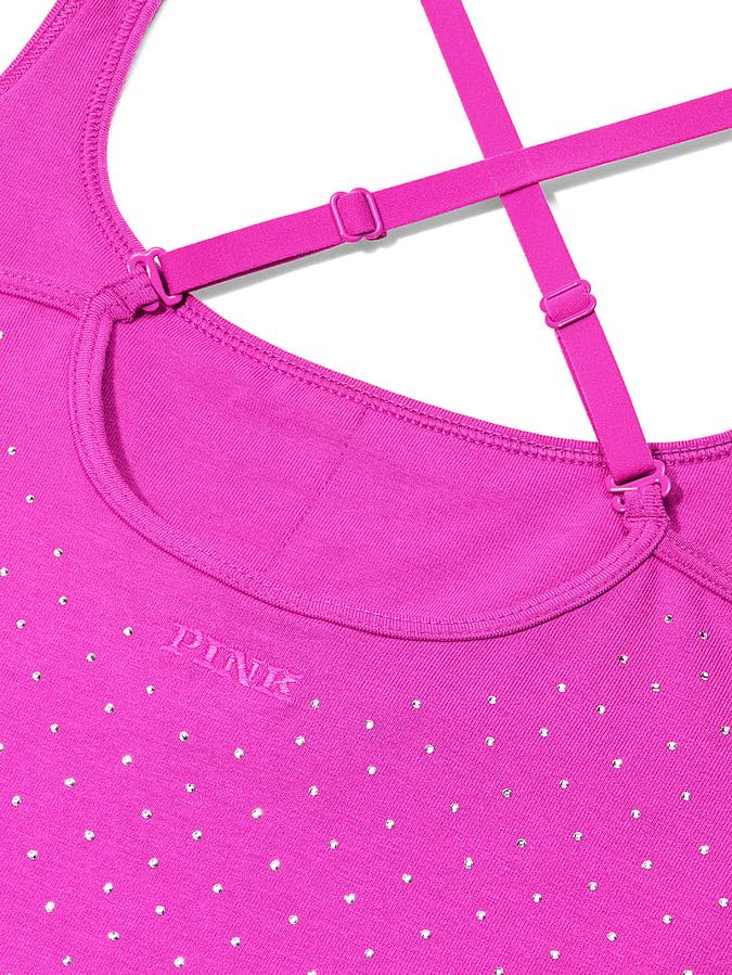 All-Day Cotton Square-Neck Bra Tank image number 4