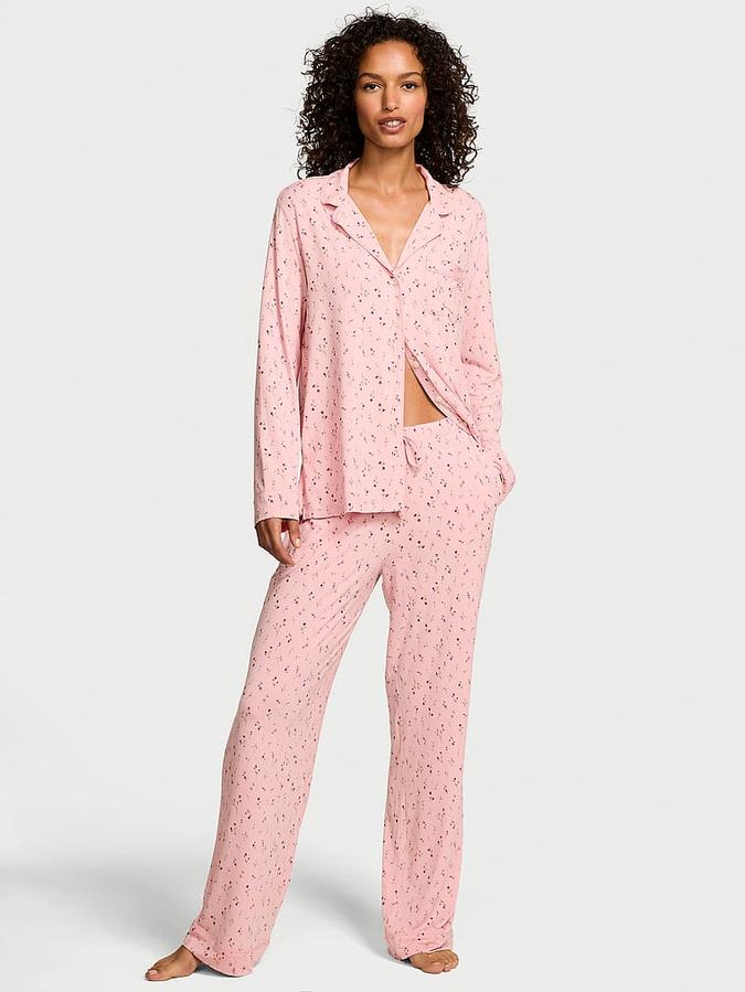 Modal Soft Long Pajama Set image number 0
