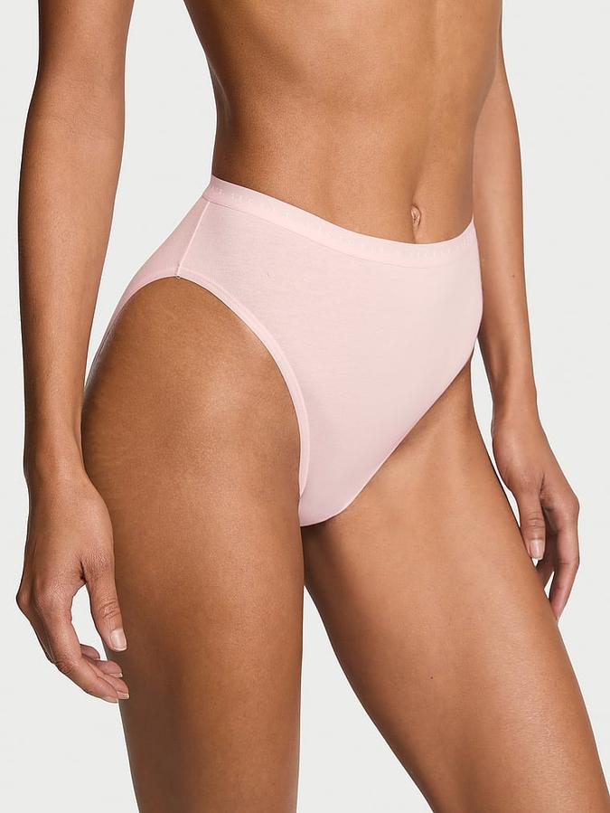 Stretch Cotton High-Leg Brief Panty