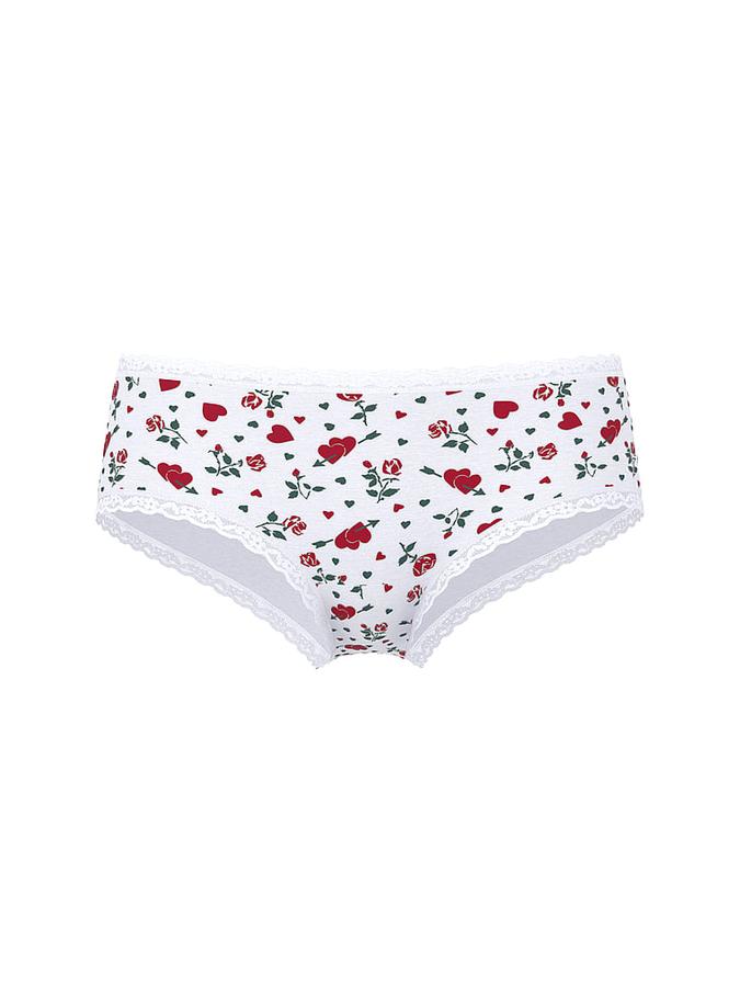 Cotton Lace-Waist Cheeky Panty image number 2