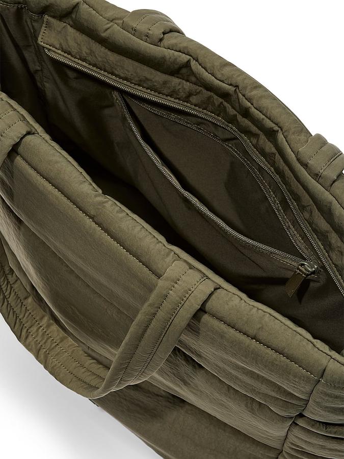 Quilted Puffer Tote Bag image number 2
