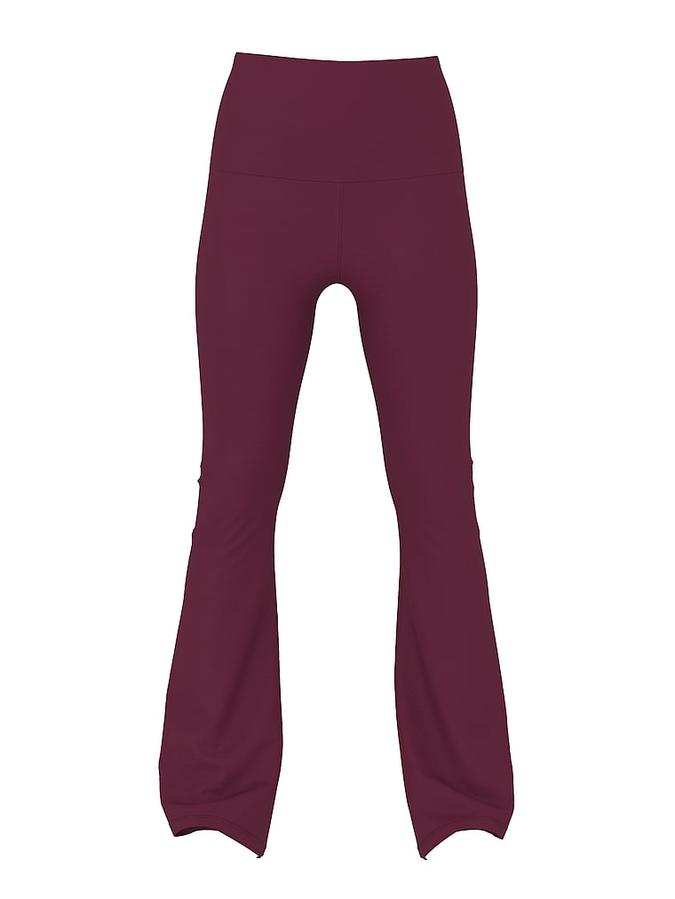 All-Day Cotton Foldover Flare Leggings image number 2